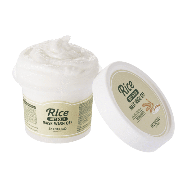 SKINFOOD Rice Wash-Off Face Mask 100g - Kbazar - Korean Cosmetics Store