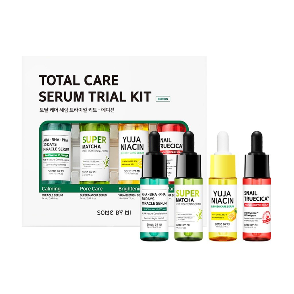 SOME BY MI Total Care Serum Trial Kit (4Pcs) - Kbazar Korean Cosmetics Store