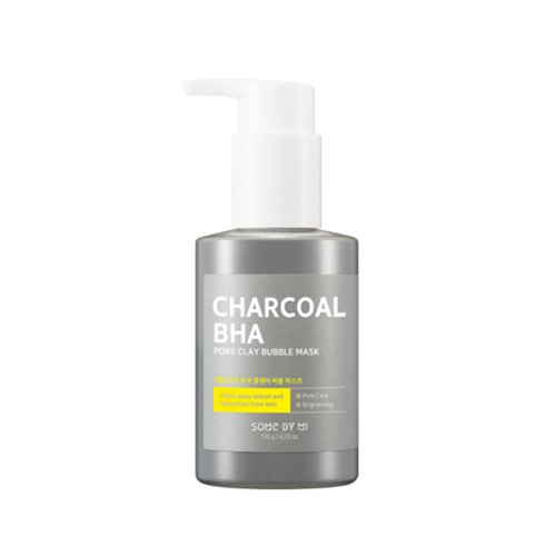 Some By Mi Charcoal BHA Pore Clay Bubble Mask 50ml - Kbazar - Korean Cosmetics Store