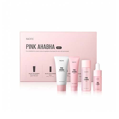 NACIFIC Pink AHA BHA 4pcs Kit - Kbazar - Korean Cosmetics Store