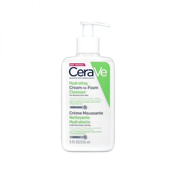 CERAVE Hydrating Cleanser for Normal to Dry Skin 236ml - Kbazar Korean Cosmetics Store