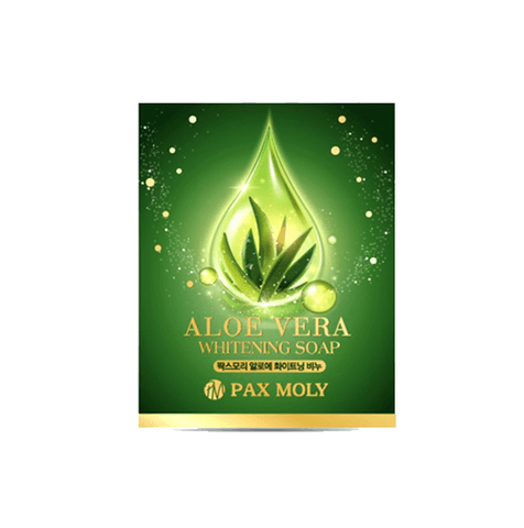 PAXMOLY Aloe Vera Whitening Soap - Kbazar - Korean Cosmetics Store
