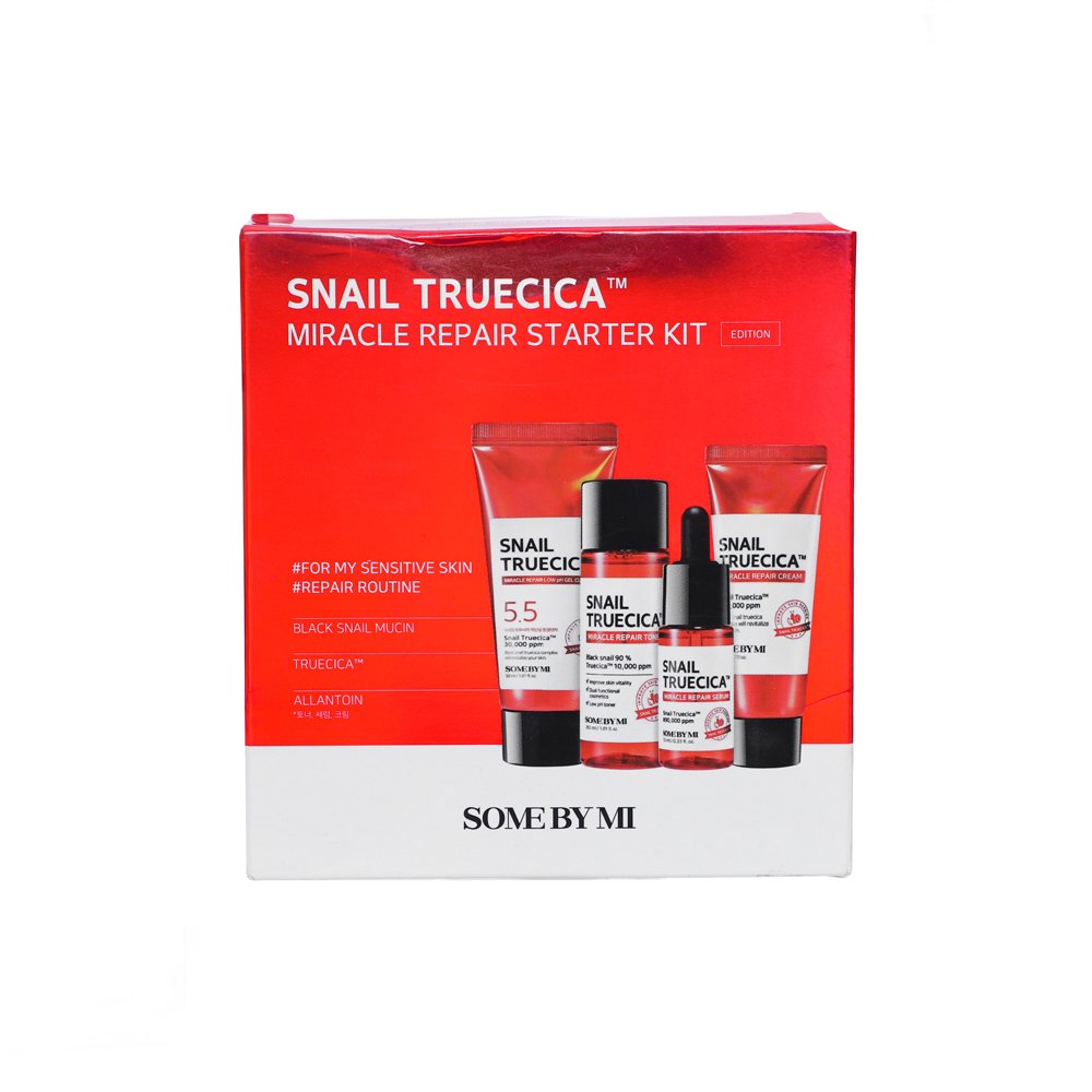 Some By Mi Snail Truecica Repair Starter Kit 4pcs - Kbazar - Korean Cosmetics Store