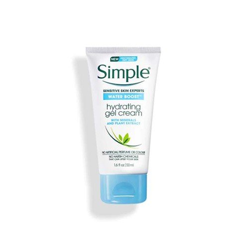 Simple Water Boost Hydrating Gel Cream 50ml - Kbazar - Korean Cosmetics Store