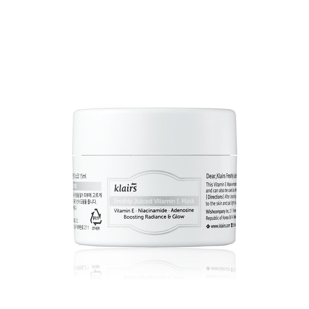 Dear Klairs Freshly Juiced Vitamin E Mask 15ml - Kbazar - Korean Cosmetics Store