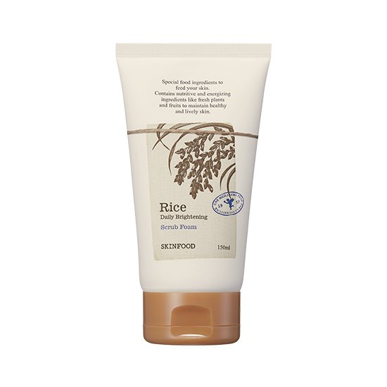 SKINFOOD-Rice Daily Brightening Cleansing Foam - Kbazar - Korean Cosmetics Store