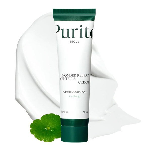 Purito SEOUL Wonder Releaf Centella Cream Unscented 50ml - Kbazar Korean Cosmetics Store