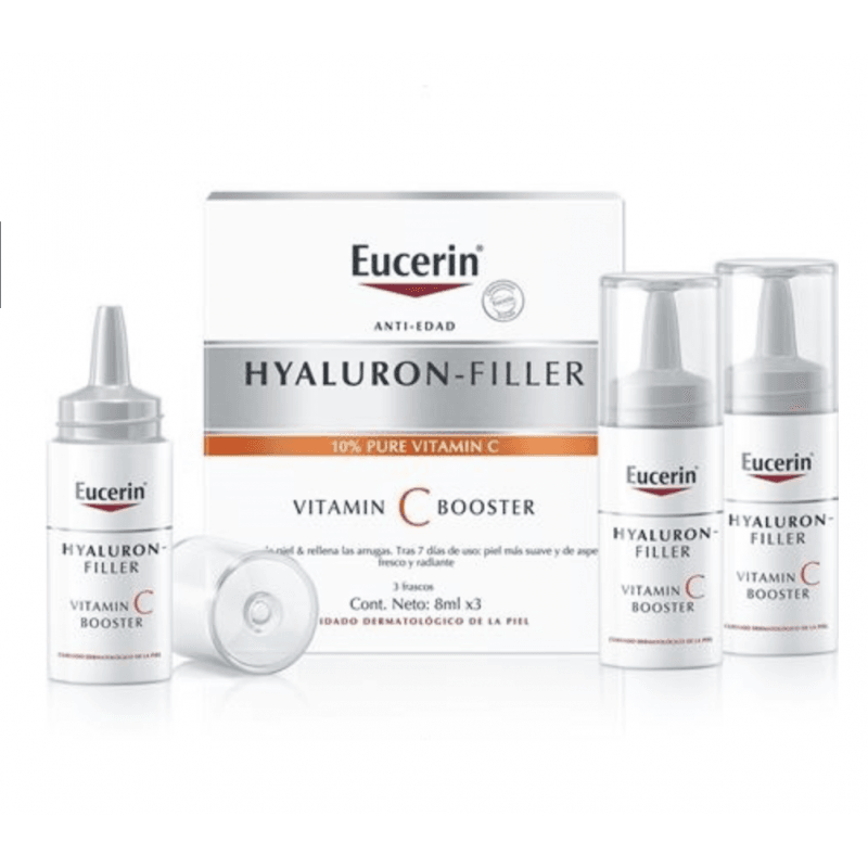 Eucerin Hyaluron-Filler Vitamin C Booster 3x8ml - Kbazar Korean Cosmetics Store