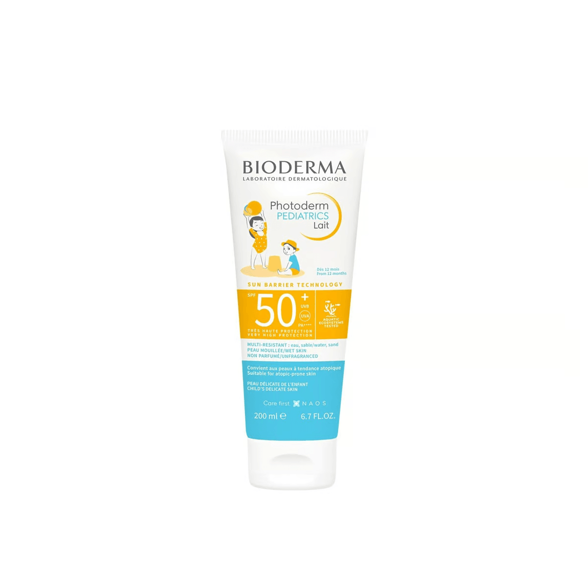 Bioderma Photoderm Pediatrics Lait SPF50+ UVB UVA PA++++ - Kbazar - Korean Cosmetics Store
