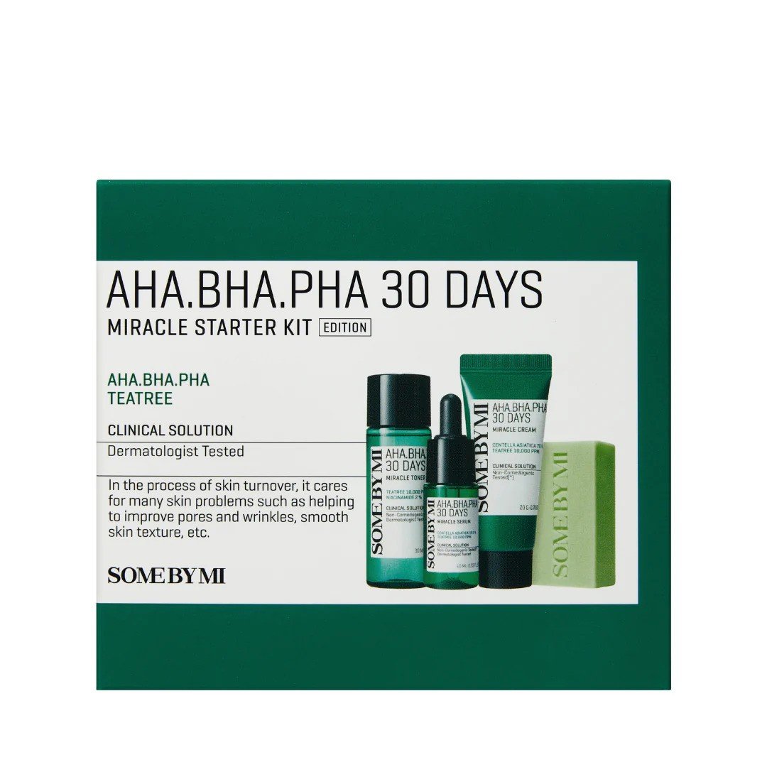 Some By Mi AHA BHA PHA 30 Days Starter Kit 4PCS - Kbazar - Korean Cosmetics Store