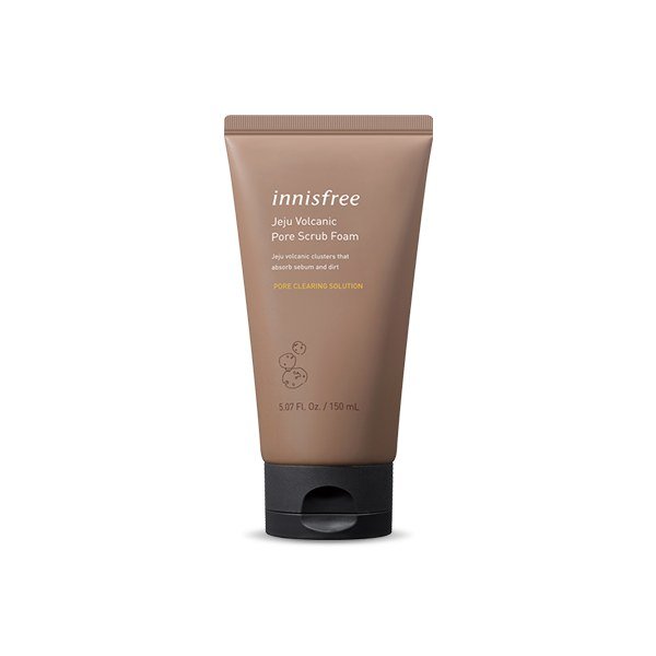 Innisfree Jeju Volcanic Pore Scrub Foam 150ml - Kbazar - Korean Cosmetics Store