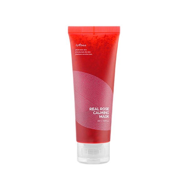 ISNTREE Real Rose Calming Mask 100ml - Kbazar - Korean Cosmetics Store