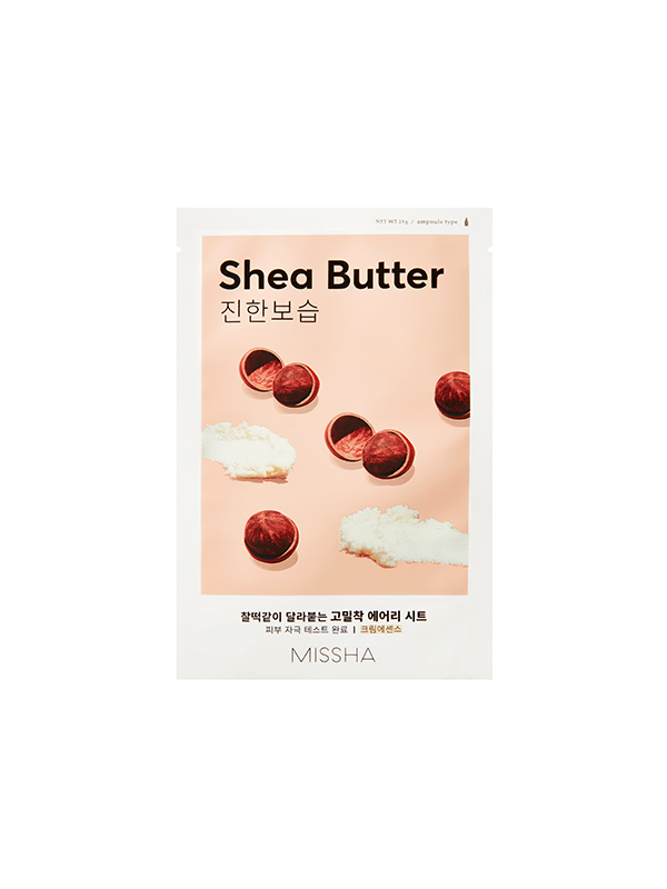 Missha Airy Fit Sheet Mask (Shea Butter) - Kbazar Korean Cosmetics Store