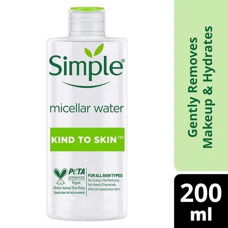 Simple Water Boost Micellar Cleansing Water 200ml - Kbazar - Korean Cosmetics Store
