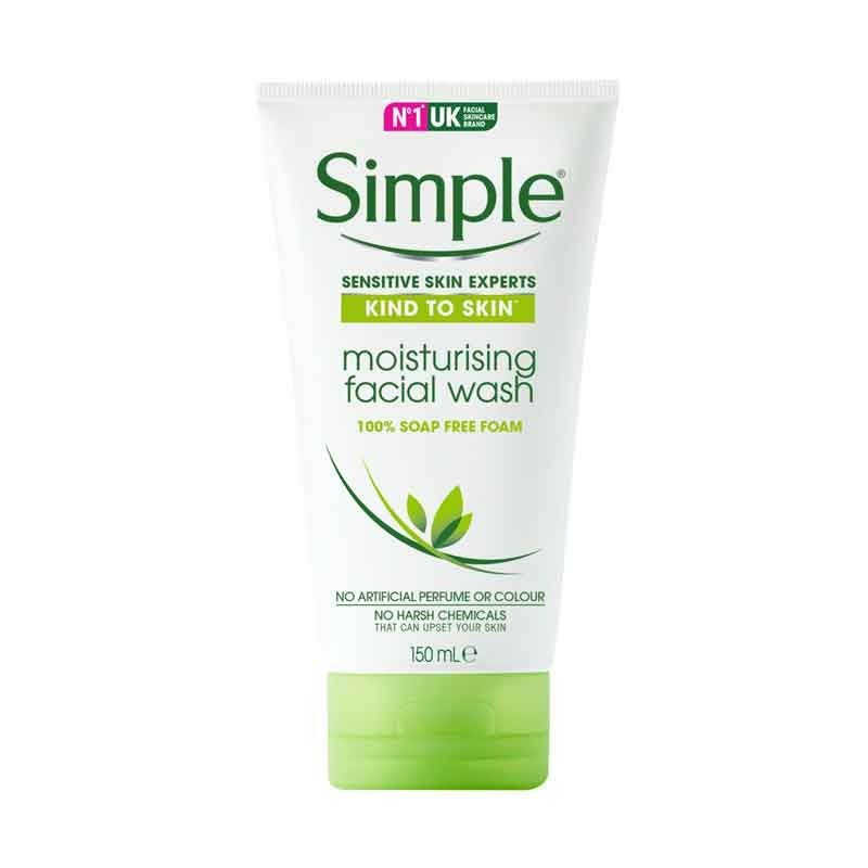 Simple Kind To Skin Moisturising Facial Wash 150ml - Kbazar Korean Cosmetics Store
