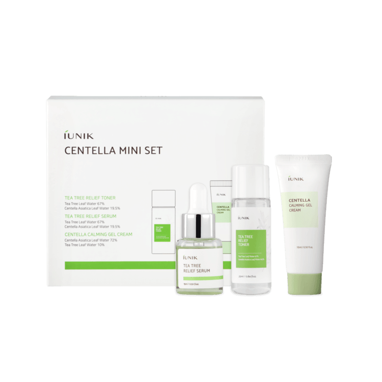 Iunik Centella Mini Gift Set 3pcs - Kbazar - Korean Cosmetics Store
