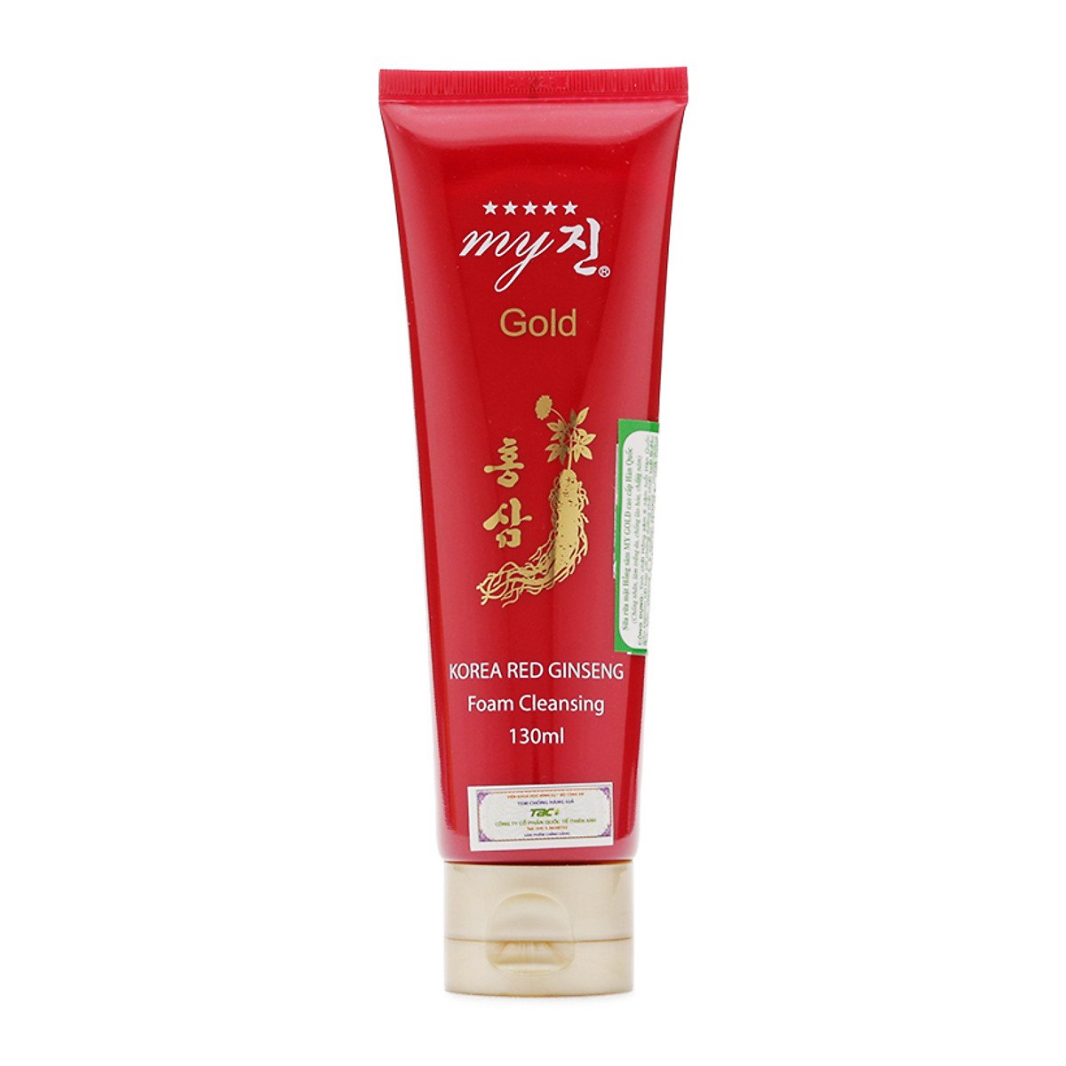 GOLD MY JIN Korea Red Ginseng Foam Cleansing 130ml - Kbazar - Korean Cosmetics Store