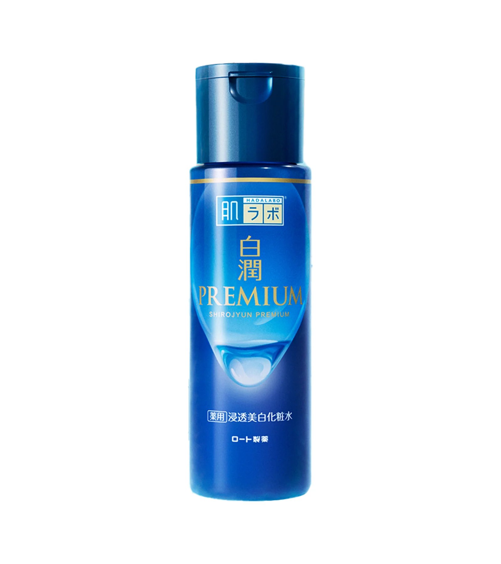 Rohto Mentholatum Hada Labo Shirojyun Premium Whitening Lotion 170m - light - Kbazar - Korean Cosmetics Store