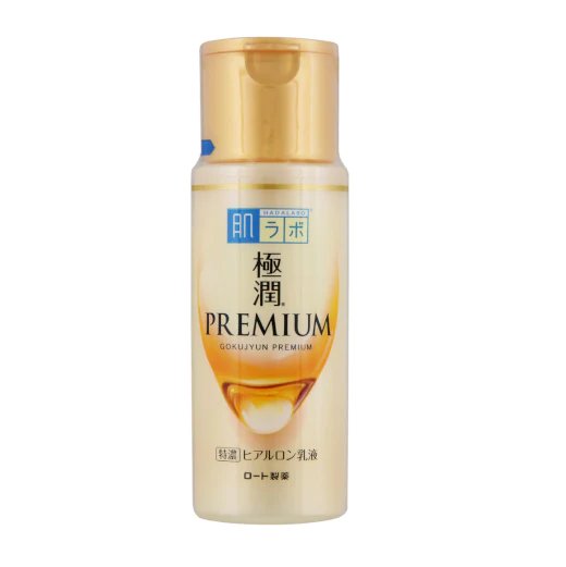 Rohto Mentholatum Hada Labo gokujyun premium hydrating milk 140ml - Kbazar - Korean Cosmetics Store