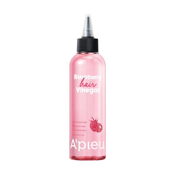 A'pieu Raspberry Hair Vinegar 200ml - Kbazar - Korean Cosmetics Store