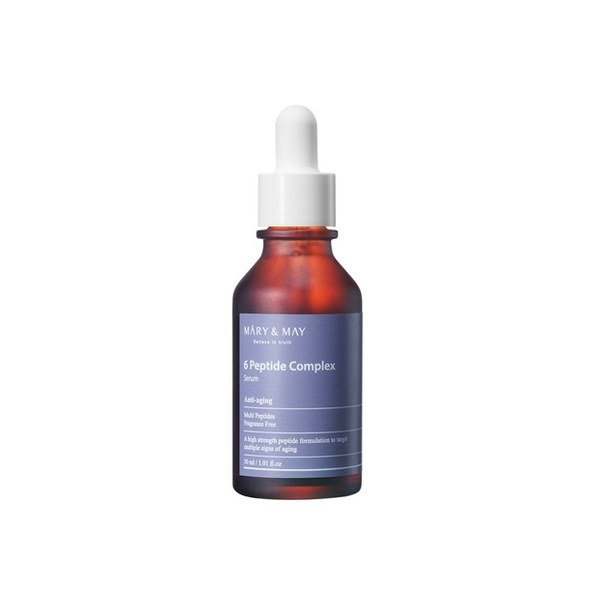 Mary & May 6 Peptide Complex Serum 30ml - Kbazar - Korean Cosmetics Store