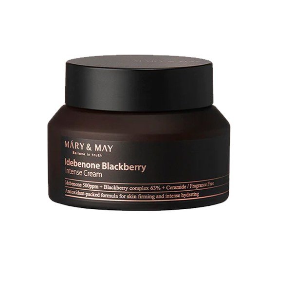Mary&May Idebenone+Blackberry Complex Intensive Total Care Cream 70g - Kbazar - Korean Cosmetics Store