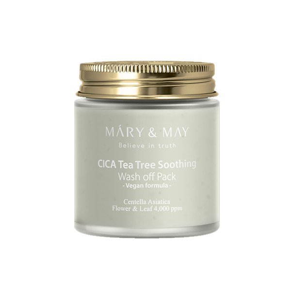 Mary&May CICA TeaTree Soothing Wash off Pack 125g - Kbazar - Korean Cosmetics Store