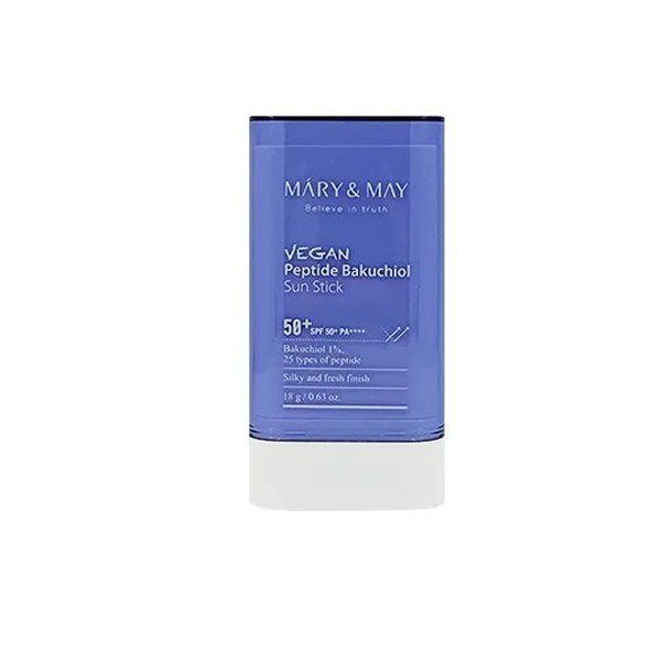 Mary&May Vegan Peptide Bakuchiol Sun Stick SPF50+ PA++++ 18g - Kbazar - Korean Cosmetics Store