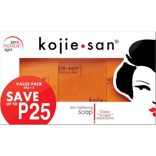 Kojie san skin lightening soap 65gm x3 - Kbazar Korean Cosmetics Store