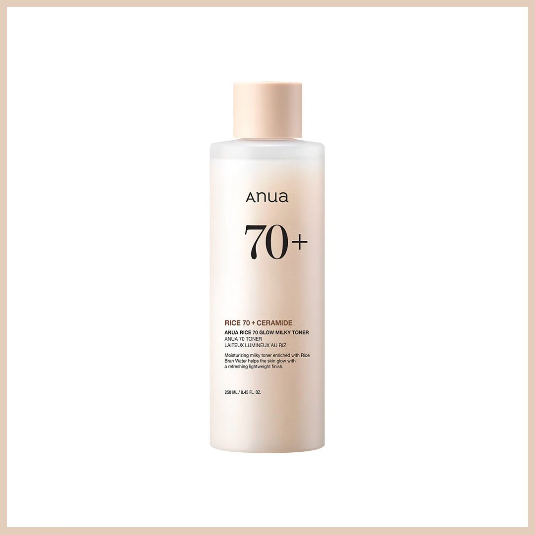 Anua Rice 70 Glow Milky Toner 250 ml - Kbazar - Korean Cosmetics Store