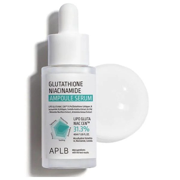 APLB Glutathione Niacinamide Ampoule serum 40ml - Kbazar - Korean Cosmetics Store