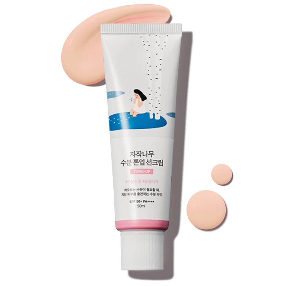 ROUND LAB Birch Juice Moisturizing Tone-Up Sunscreen Spf50+++ 50ml - Kbazar Korean Cosmetics Store