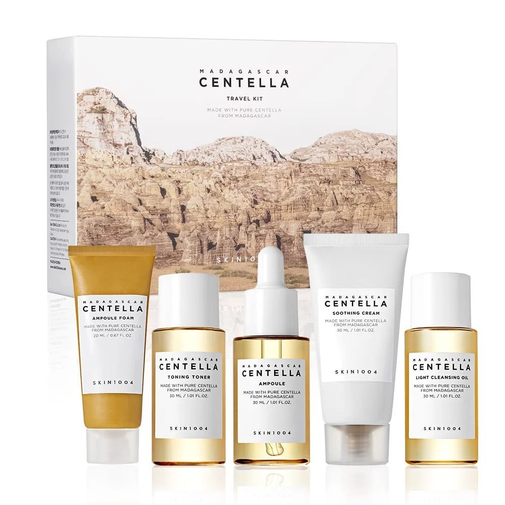 SKIN1004 Madagascar Centella Travel Kit 5 Items - Kbazar - Korean Cosmetics Store