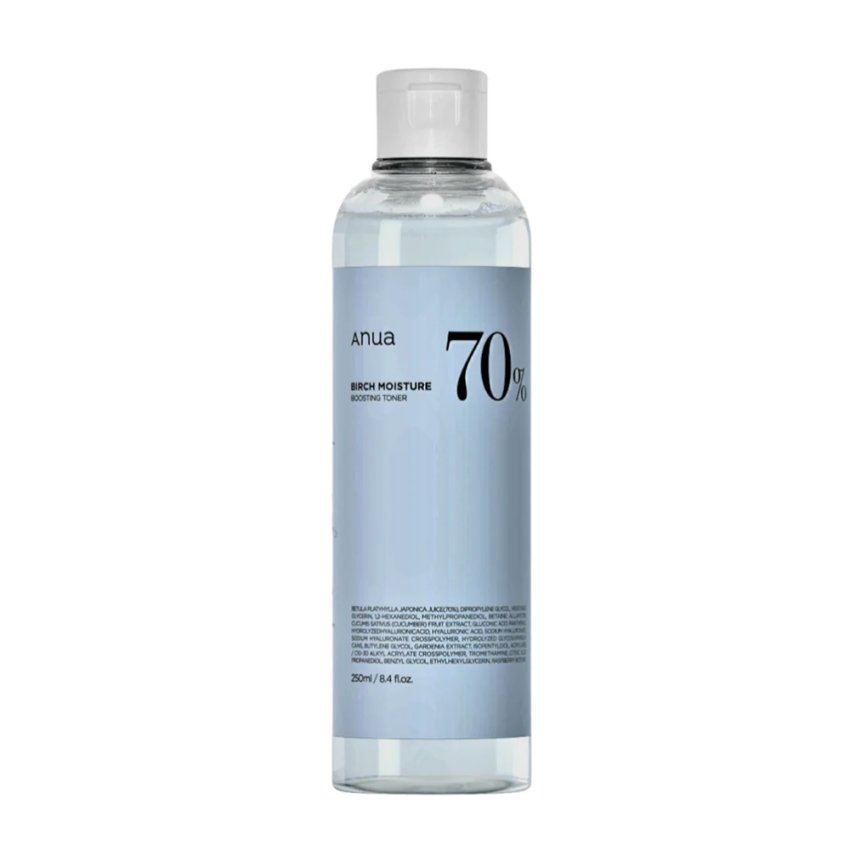 Anua Birch 70% Moisture Boosting Toner 250ml - Kbazar - Korean Cosmetics Store