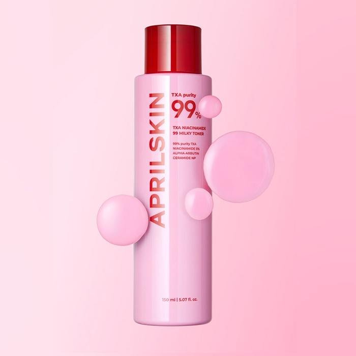 APRIL SKIN TXA Niacinamide 99 Milky Toner 150ml - Kbazar - Korean Cosmetics Store