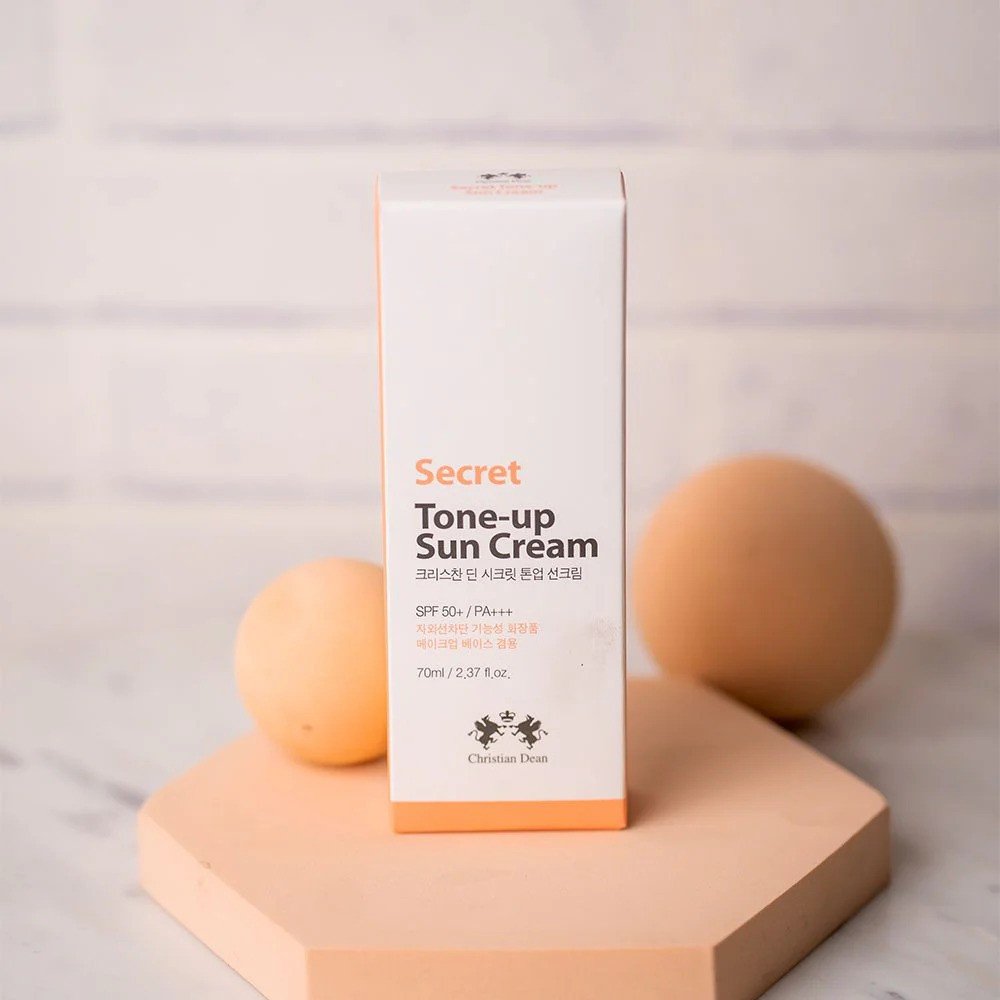 Christian Dean Secret Tone Up Sun Cream 70ml - Kbazar - Korean Cosmetics Store