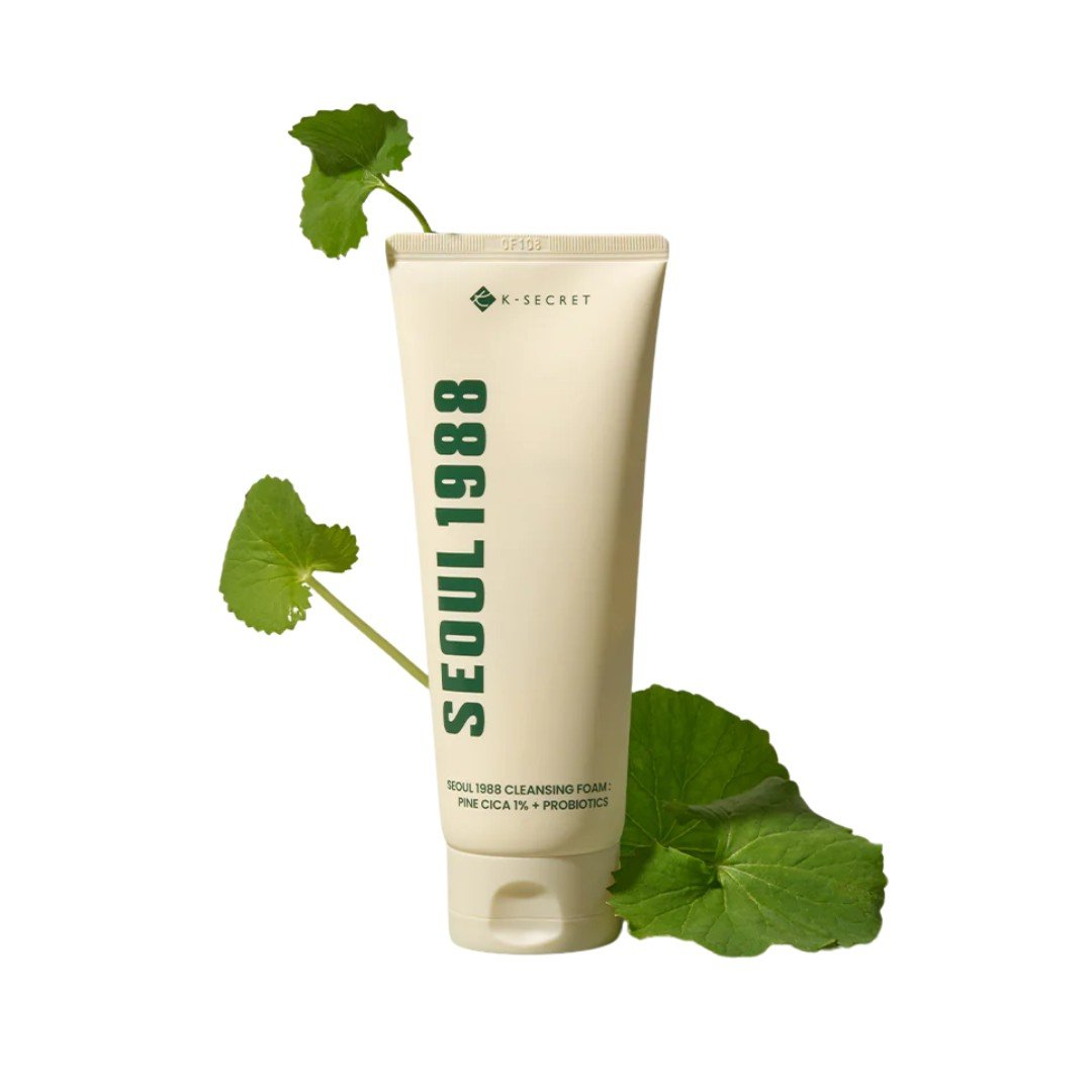 KSECRET SEOUL 1988 Cleansing Foam : Pine Cica 1% + Probiotics 150 ml - Kbazar - Korean Cosmetics Store