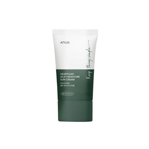 ANUA Heartleaf Silky Moisture Sunscreen 50ml - Kbazar Korean Cosmetics Store