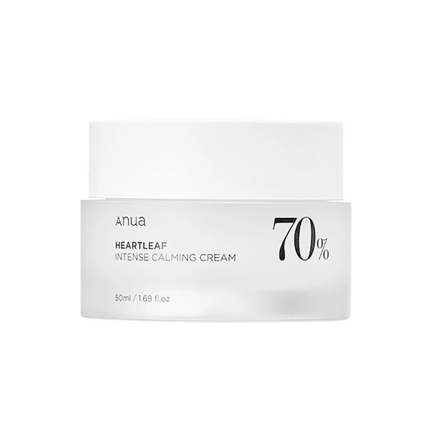 ANUA Heartleaf 70% Intense Calming Cream 50ml - Kbazar - Korean Cosmetics Store