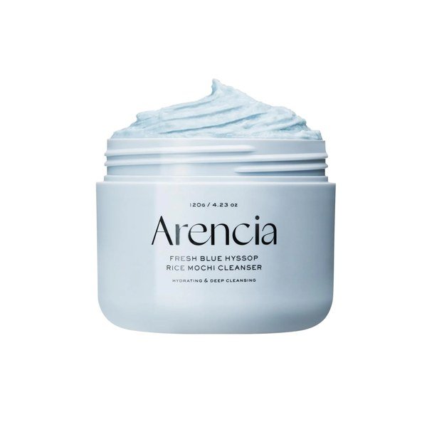 ARENCIA Fresh Blue Hyssop Rice Mochi Cleanser 120g - Kbazar - Korean Cosmetics Store
