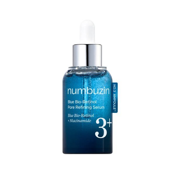 Numbuzin No. 3 Blue Bio-Retinol Pore Refining Serum 30ml - Kbazar - Korean Cosmetics Store