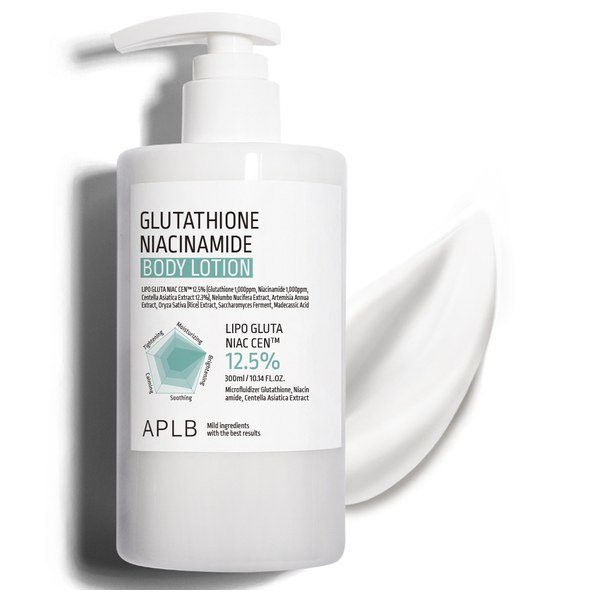 APLB Glutathione Niacinamide Body Lotion 300ml - Kbazar Korean Cosmetics Store