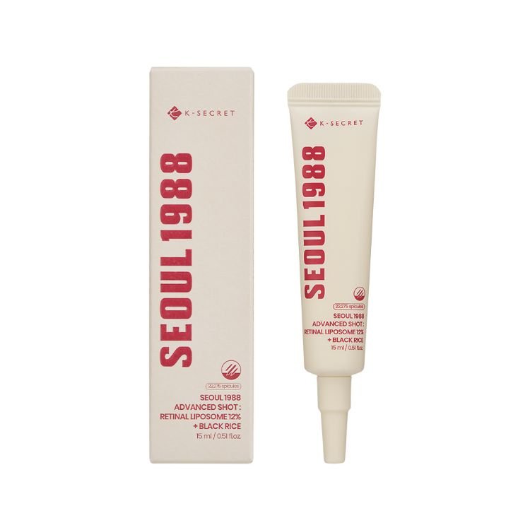 KSecret Seoul 1988 Advanced Shot: Retinal Liposome 12% + Black Rice 15ml - Kbazar - Korean Cosmetics Store
