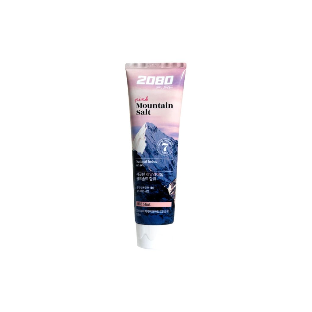 2080 Pure Mountain Salt Mild Mint Flavor Toothpaste 120 g - Kbazar Korean Cosmetics Store