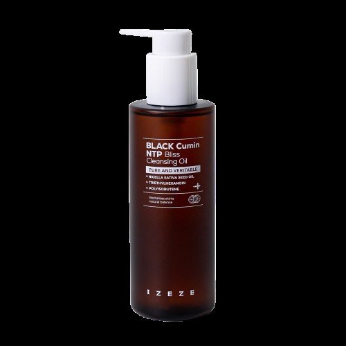 IZEZE Black Cumin NTP Bliss Cleansing Oil 200ml - Kbazar Korean Cosmetics Store