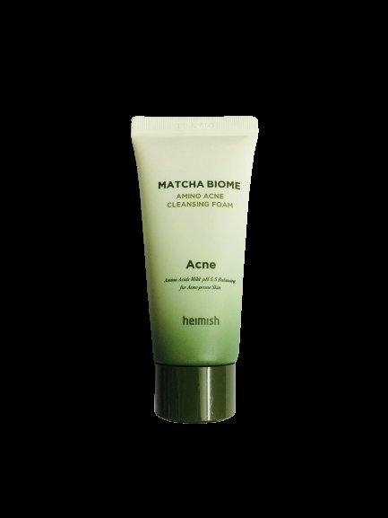 Heimish Matcha Biome Amino Acne Cleansing Foam 30ml - Kbazar Korean Cosmetics Store