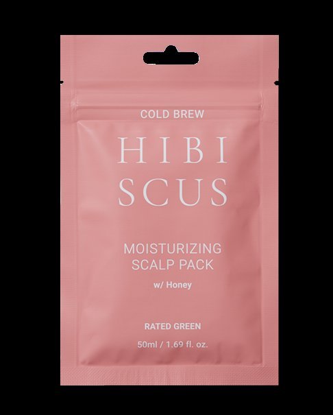 Rated Green Cold Brew Hibiscus Moisturizing Scalp Pack 50ml - Kbazar - Korean Cosmetics Store