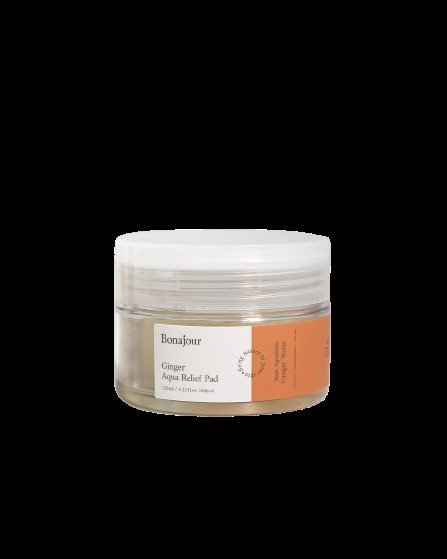 Bonajour Ginger Aqua Relief Pad 60pads - Kbazar - Korean Cosmetics Store
