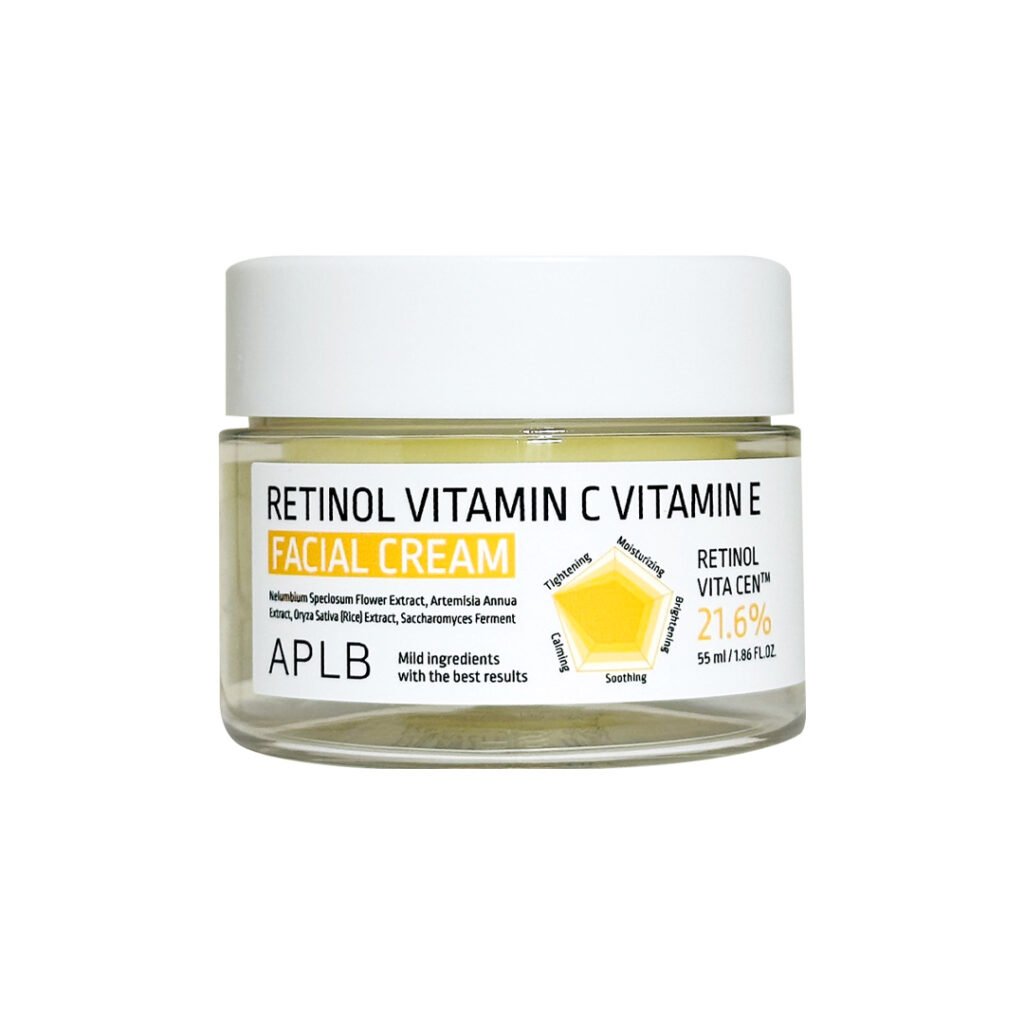 Aplb Retinol Vitamin C Vitamin E Facial Cream 55 ml - Kbazar - Korean Cosmetics Store