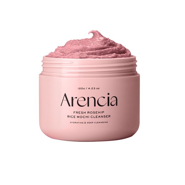 Arencia Fresh Rosehip Rice Mochi Cleanser 120g - Kbazar - Korean Cosmetics Store